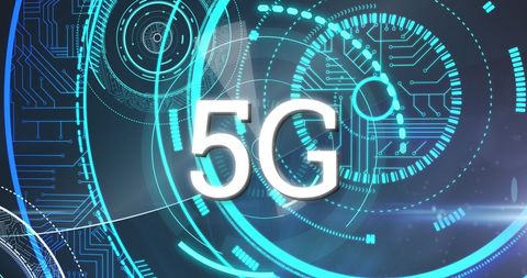 Futuristic 5G Technology and Digital Connectivity Concept - Download Free Stock Images Pikwizard.com