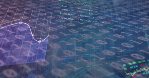 Digital Binary Coding with Stock Market Data Overlay