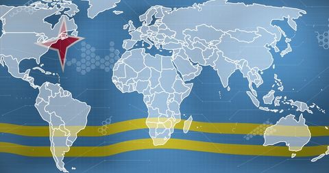 Dynamic Global Data Overlay on Digital World Map - Download Free Stock Images Pikwizard.com