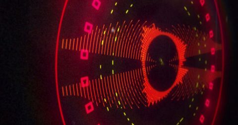 colorful circular light display with red and yellow motion - Download Free Stock Images Pikwizard.com