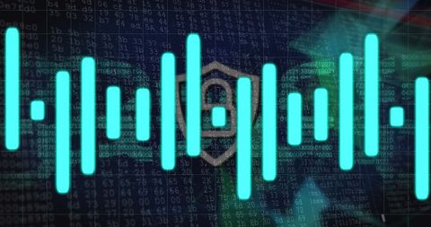 Digital Blockchain and Network Security Concept with Padlock and Graphs - Download Free Stock Images Pikwizard.com