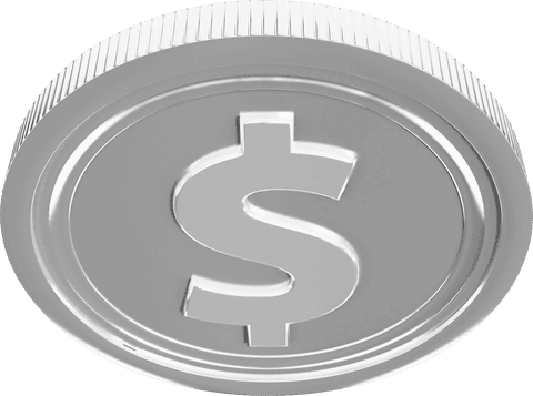 Silver Coin Digital Illustration on Transparent Background - Download Free Stock Videos Pikwizard.com