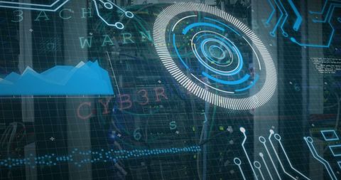 Futuristic Data Analysis Over Digital Network Interface - Download Free Stock Images Pikwizard.com