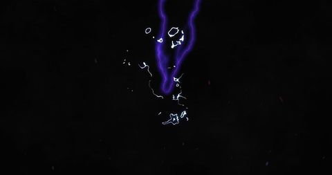 Glowing Purple Lightning With Liquid Light on Black Background - Download Free Stock Images Pikwizard.com