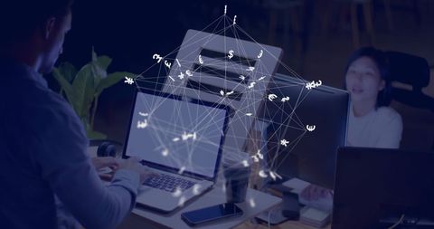 Global Finance Technology Concept with Multi-Currency Network - Download Free Stock Images Pikwizard.com