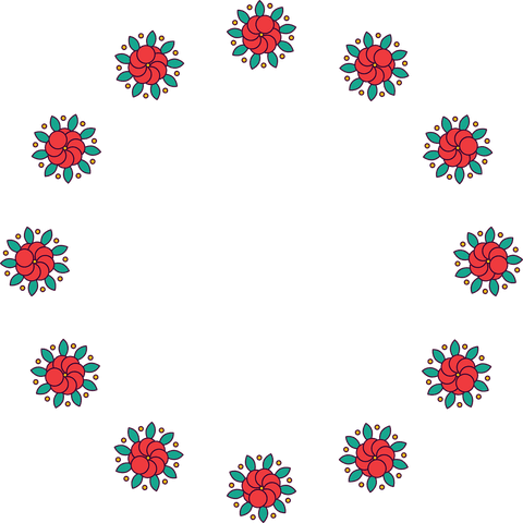 Floral Circle Design with Transparent Background - Download Free Stock Videos Pikwizard.com