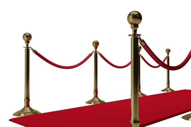 Transparent Red Carpet Scene with Golden Queue Barriers - Download Free Stock Videos Pikwizard.com