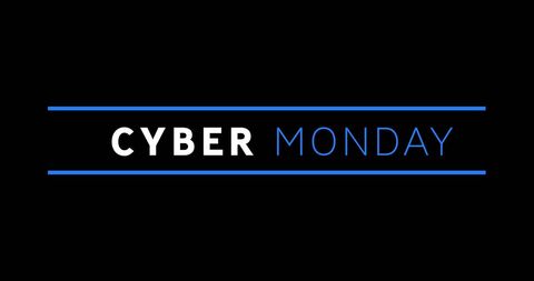 Cyber Monday Promotion Against Sleek Black Backdrop - Download Free Stock Images Pikwizard.com