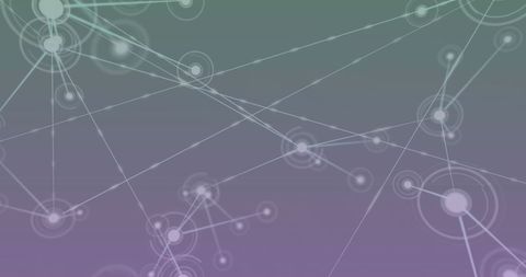 Abstract Digital Network Connections on Gradient Background - Download Free Stock Images Pikwizard.com