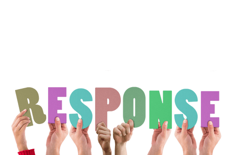 transparent hands holding colorful letters spelling response - Download Free Stock Videos Pikwizard.com