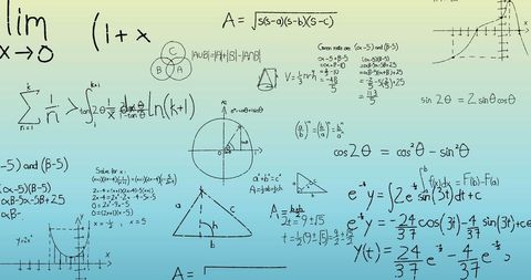 Complex Mathematical Expressions on Gradient Background - Download Free Stock Images Pikwizard.com