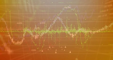 Innovative Stock Market Analysis Illustration with Digital Graphs - Download Free Stock Images Pikwizard.com
