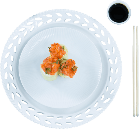 gourmet sushi on elegant ceramic platter with transparent soy dish - Download Free Stock Videos Pikwizard.com