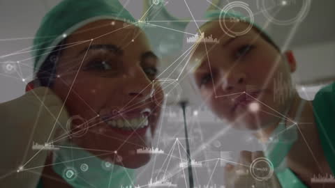 Caucasian Surgeons Embracing Digital Innovation in Medicine