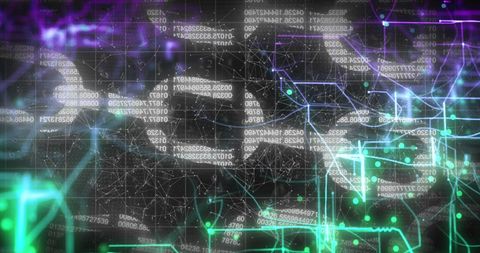 Digital Data Processing Network Concept Background - Download Free Stock Images Pikwizard.com
