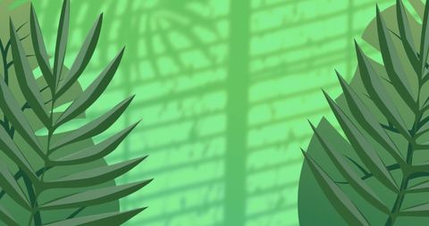 Green Foliage with Simulated Window Shadows on Background - Download Free Stock Images Pikwizard.com