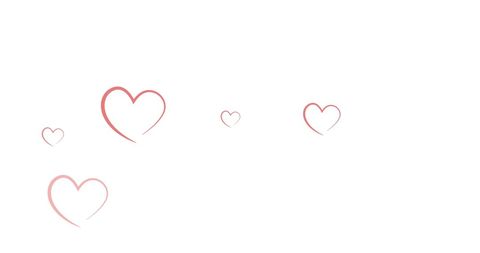 Floating Red Heart Graphics on White Background - Download Free Stock Images Pikwizard.com