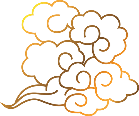 Golden Cloud Abstract Design on Transparent Background - Download Free Stock Videos Pikwizard.com