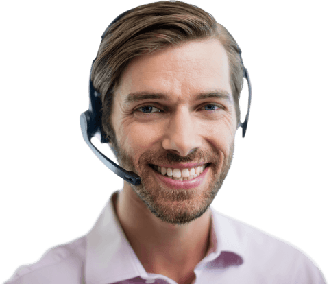 Smiling Customer Support Representative with Transparent Background - Download Free Stock Videos Pikwizard.com