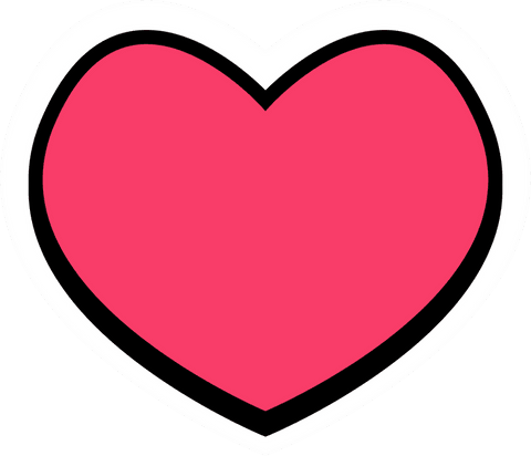 minimalist flat red heart icon with transparent background - Download Free Stock Videos Pikwizard.com