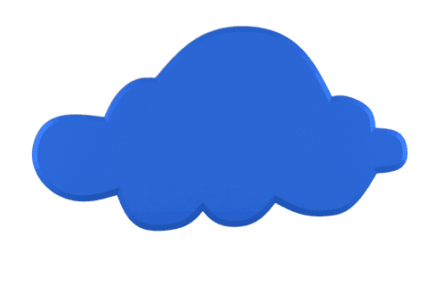 blue cloud illustration on transparent background - Download Free Stock Videos Pikwizard.com