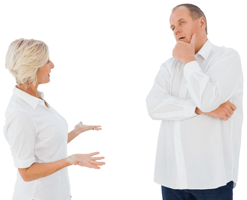 Older Couple in Transparent Dispute Contrasted Emotional Interaction - Download Free Stock Videos Pikwizard.com