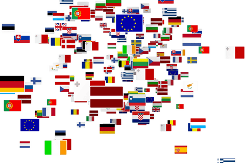 european flags collection on transparent background - Download Free Stock Videos Pikwizard.com