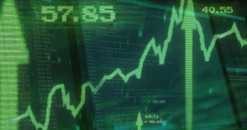 green digital currency analysis and growth trends - Download Free Stock Images Pikwizard.com