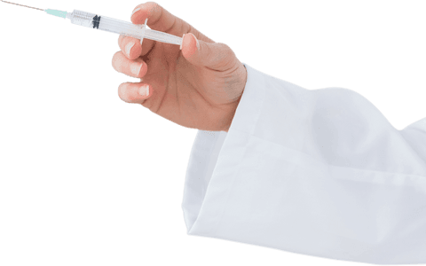 transparent doctor holding vaccine syringe isolated - Download Free Stock Videos Pikwizard.com