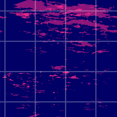 glitch grid pattern over transparent background with magenta - Download Free Stock Videos Pikwizard.com