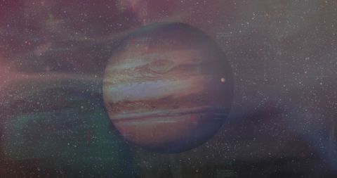 Digital Data Processing Projections on Planetary Atmosphere - Download Free Stock Images Pikwizard.com