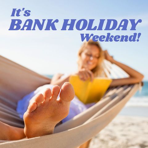 relaxing bank holiday weekend at sunny beach hammock - Download Free Stock Templates Pikwizard.com