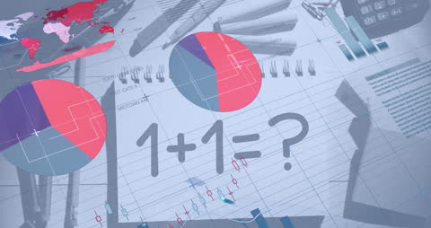 Digital Interface Education Animation with Graphs and Equations