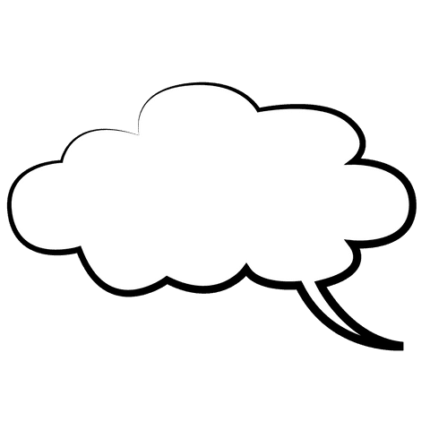 Speech Bubble on Transparent Background for Dialogue Concepts - Download Free Stock Videos Pikwizard.com