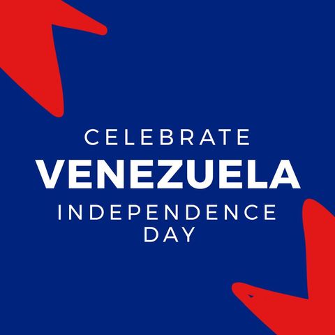 Celebrate venezuela independence day with patriotic design