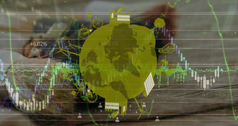 Global Networking in E-commerce Conceptual Animation