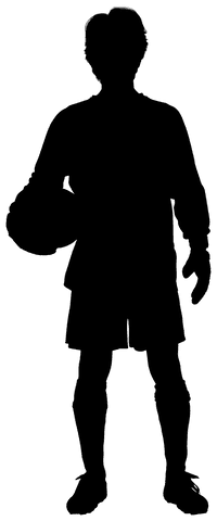 Silhouette of a Footballer with Ball on Transparent Background - Download Free Stock Videos Pikwizard.com