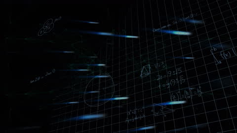 Digital Equations and Light Trails on Dark Grid