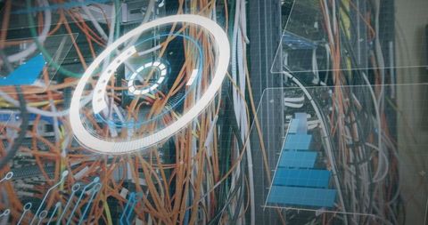 Engineer Monitoring Complex Network Data Processing - Download Free Stock Images Pikwizard.com