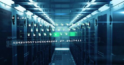 Digital Data Flow in Modern Computer Servers - Download Free Stock Images Pikwizard.com