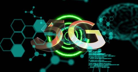 Futuristic 5G Technology with Neural Networks - Download Free Stock Images Pikwizard.com