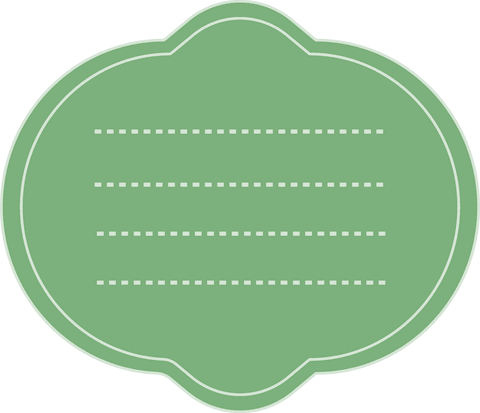 Green Decorative Tag with Dotted Lines on Transparent Background - Download Free Stock Videos Pikwizard.com