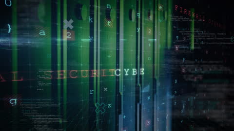 Animated Visualization of Digital Data Stream in Server Room