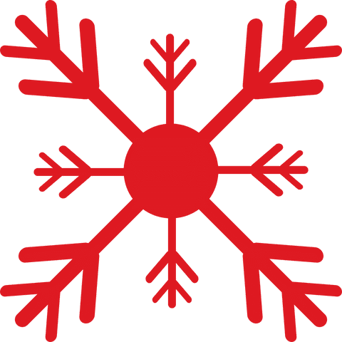 Red Snowflake on Transparent Background for Winter Designs - Download Free Stock Videos Pikwizard.com
