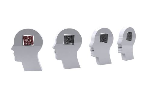transparent heads with maze design silhouette illustration - Download Free Stock Videos Pikwizard.com