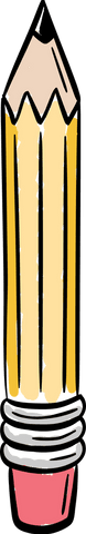 transparent pencil illustration with eraser on clear background - Download Free Stock Videos Pikwizard.com