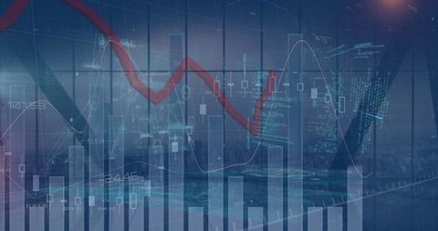 Financial data and architectural plans integration concept