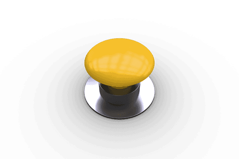 yellow warning button on transparent background vector - Download Free Stock Videos Pikwizard.com