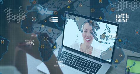 Global communication technology with virtual meeting concept