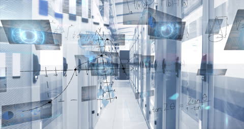 Advanced Data Analysis Technology in Modern Server Room